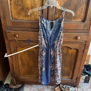 Vanity Kids One Piece in Blue and Pink Floral